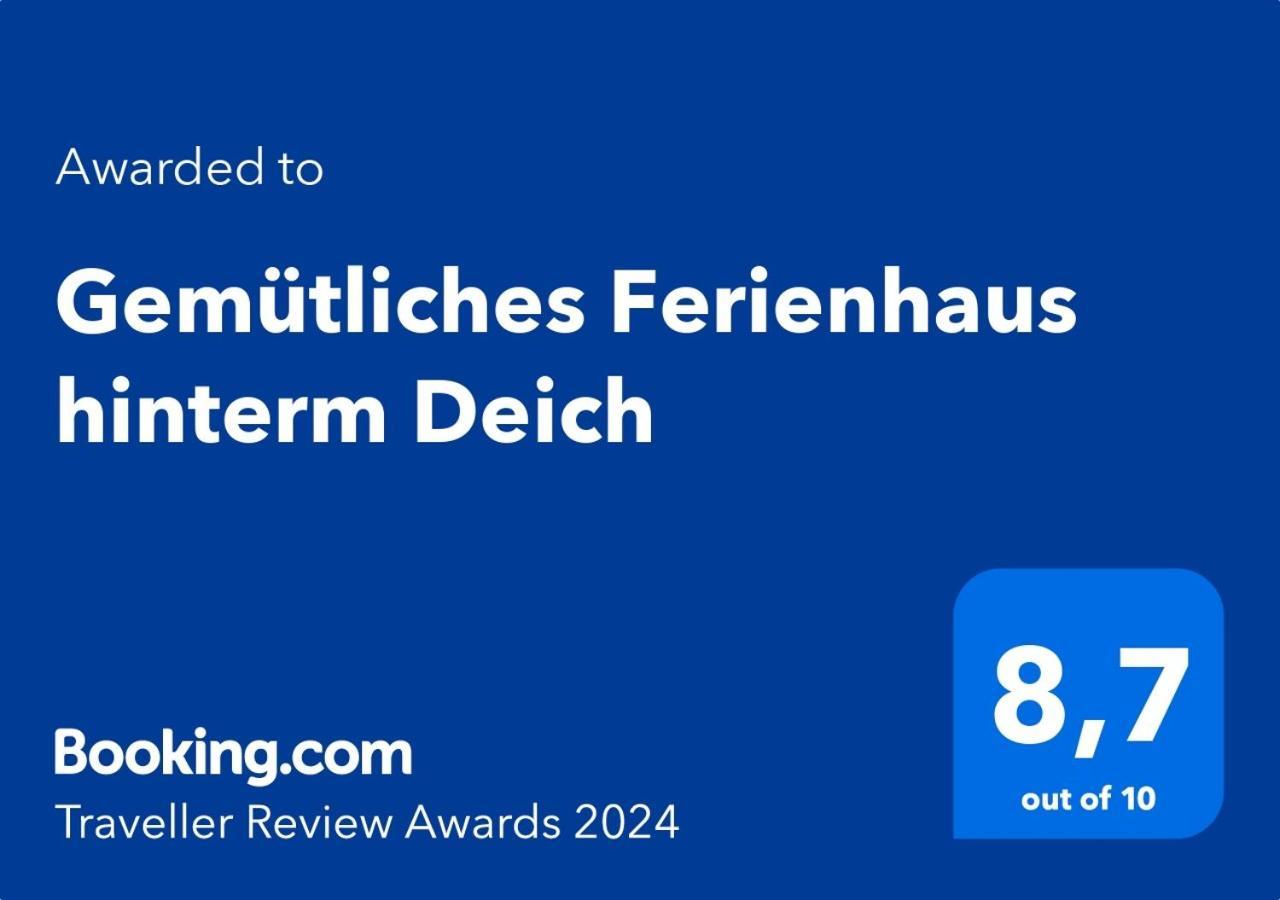 Gemuetliches Ferienhaus Hinterm Deich 노드스트랜드 외부 사진